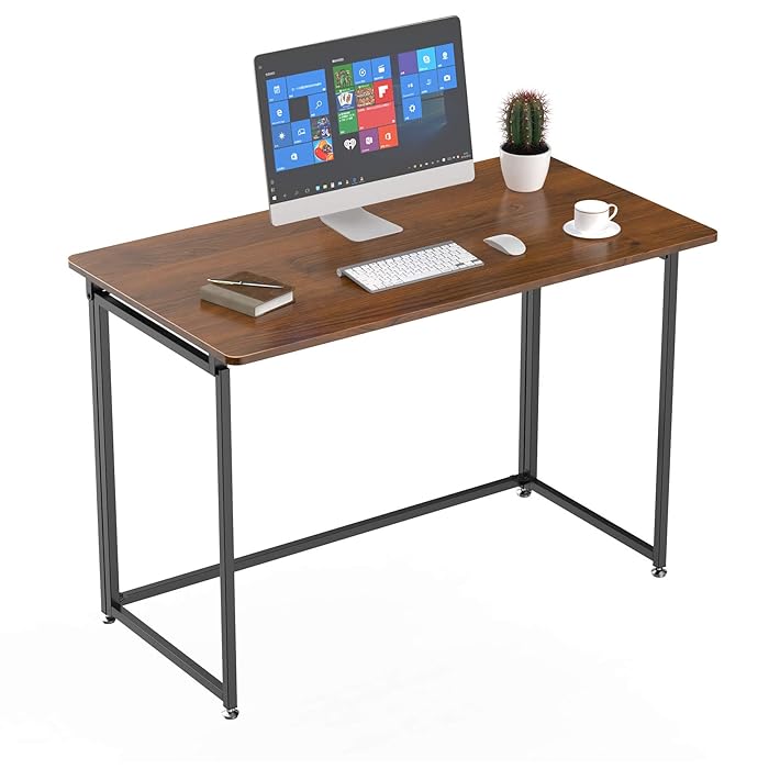 Buy Folding Desk 43 inch Writing Computer Desk Modern Simple Study Desk