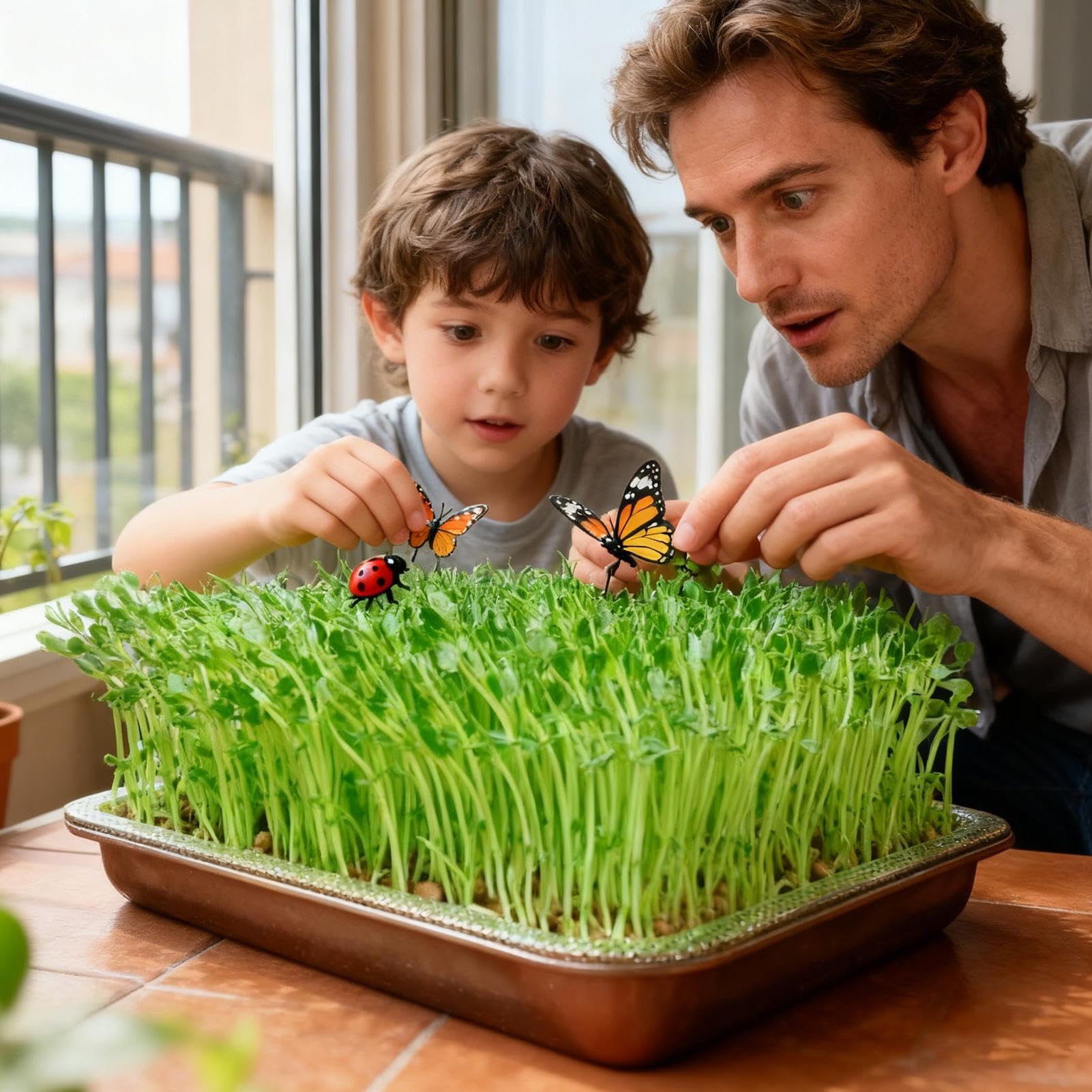Sprossen Anzuchtschale Edelstahl Rostfrei Große Kapazität Anzucht Behälter | Kleine Anzuchtschale Für Pflanzen Und Sprossen Für Bohnen, Innen- Und Außenbereich, Garten, Zuhause Und