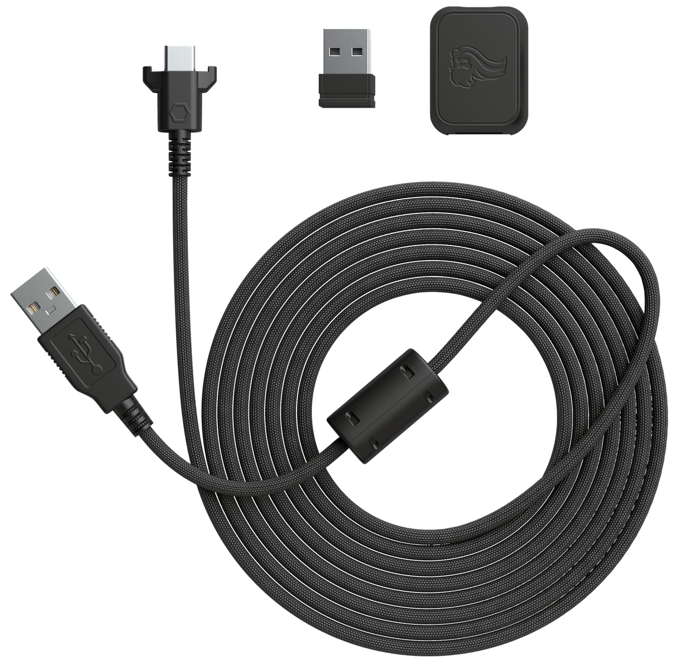 GLORIOUS Model D- Wireless Ratón Gaming Inalámbrico Ligero (Negro Mate) | Conectividad sin lag, sensor BAMF avanzado, batería de larga duración, deslizadores PTFE, formato colmena, iluminación viva