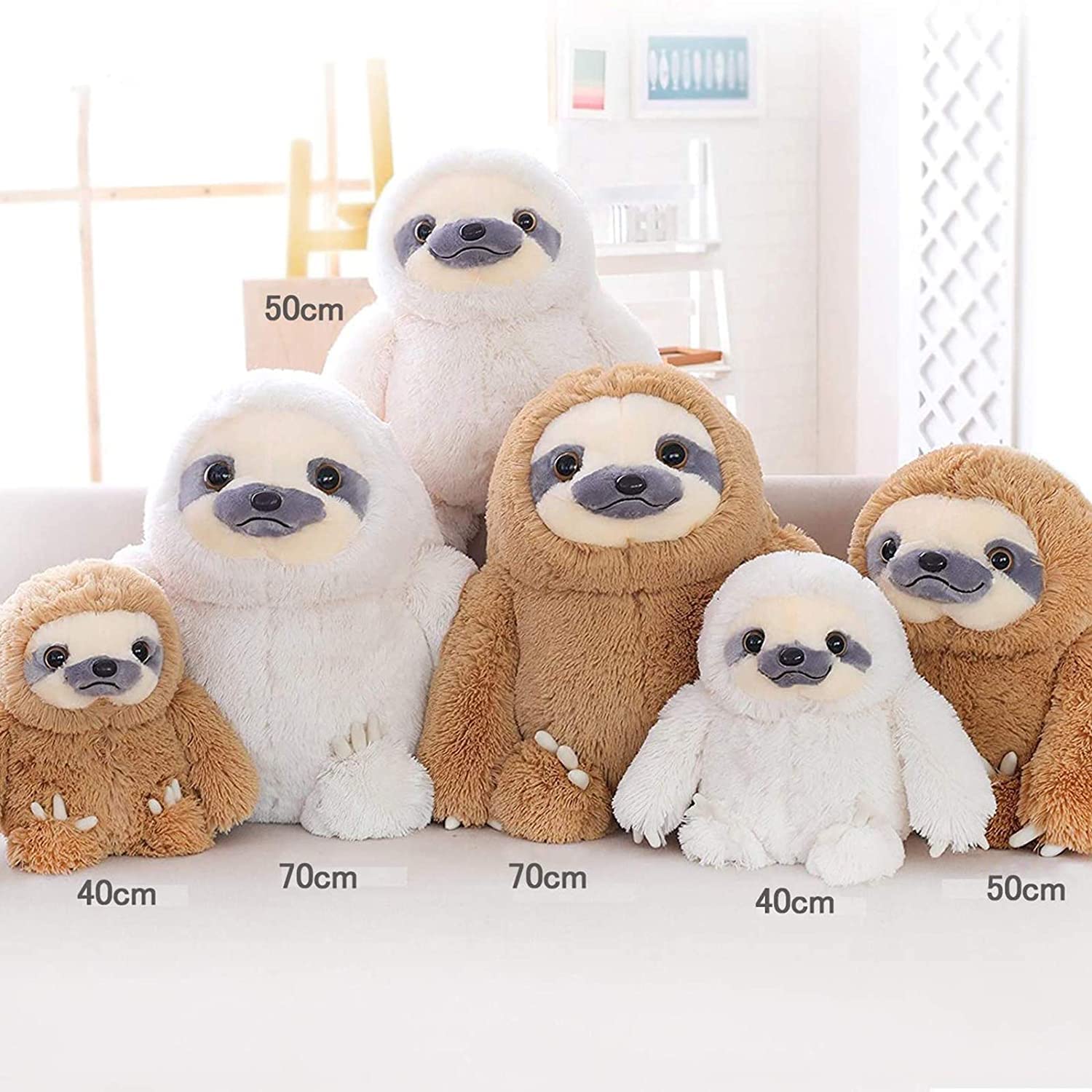 Amazon.co.jp: ヴェノダ ナマケモノ 手作り ぬいぐるみ でっかい 70cm