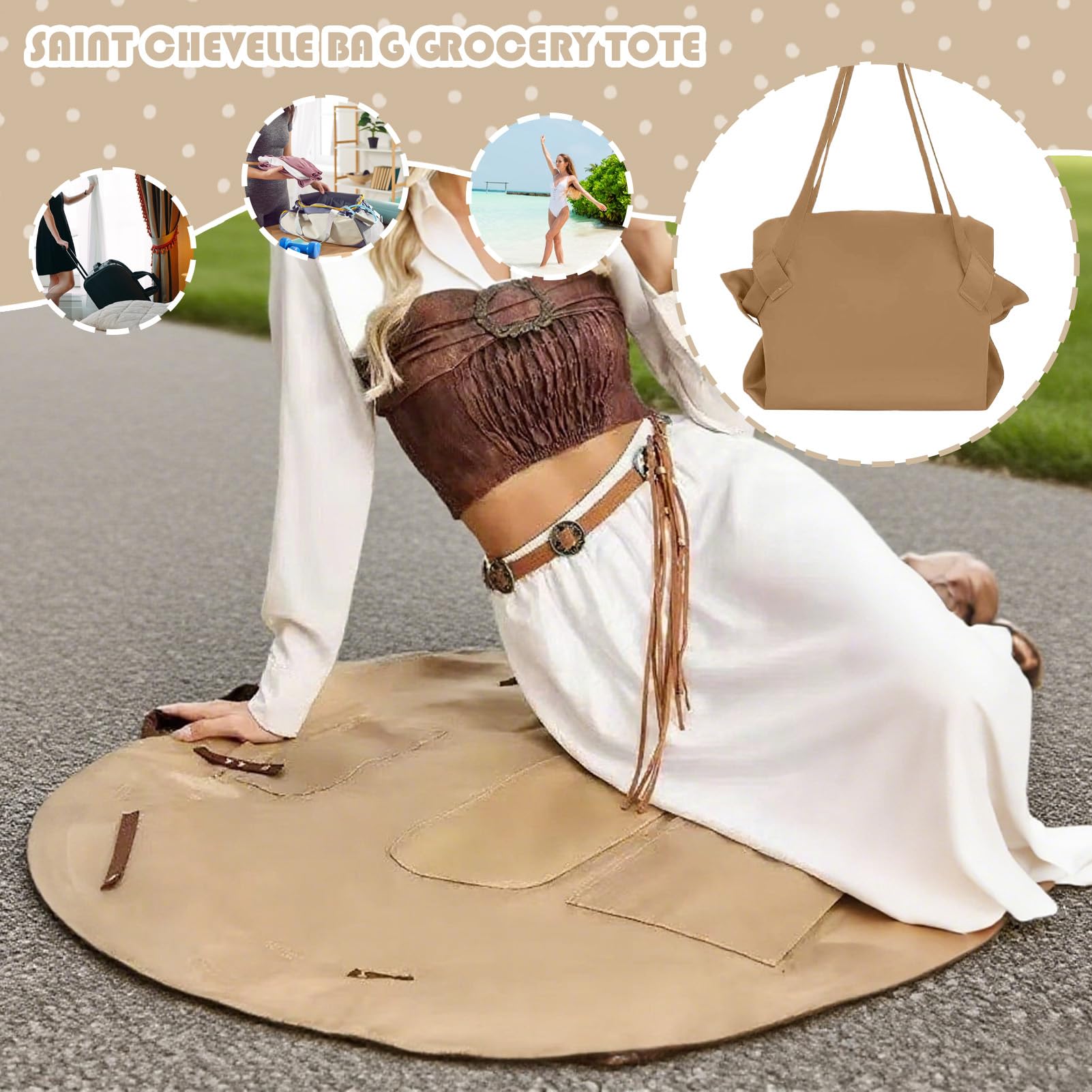 Bolsas reutilizables para comestibles, bolsa plegable de 15 x 15 pulgadas para transporte ligero, compras ecológicas con almacenamiento portátil, bolsa multiusos para picnic, al aire libre