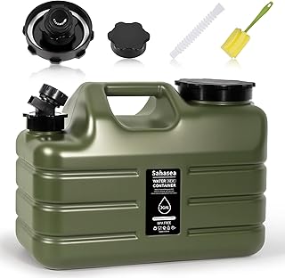3 Gallon Water Jug, Portable Camping Water Jug Dispenser with Spigot, Leak-Proof Water Storage