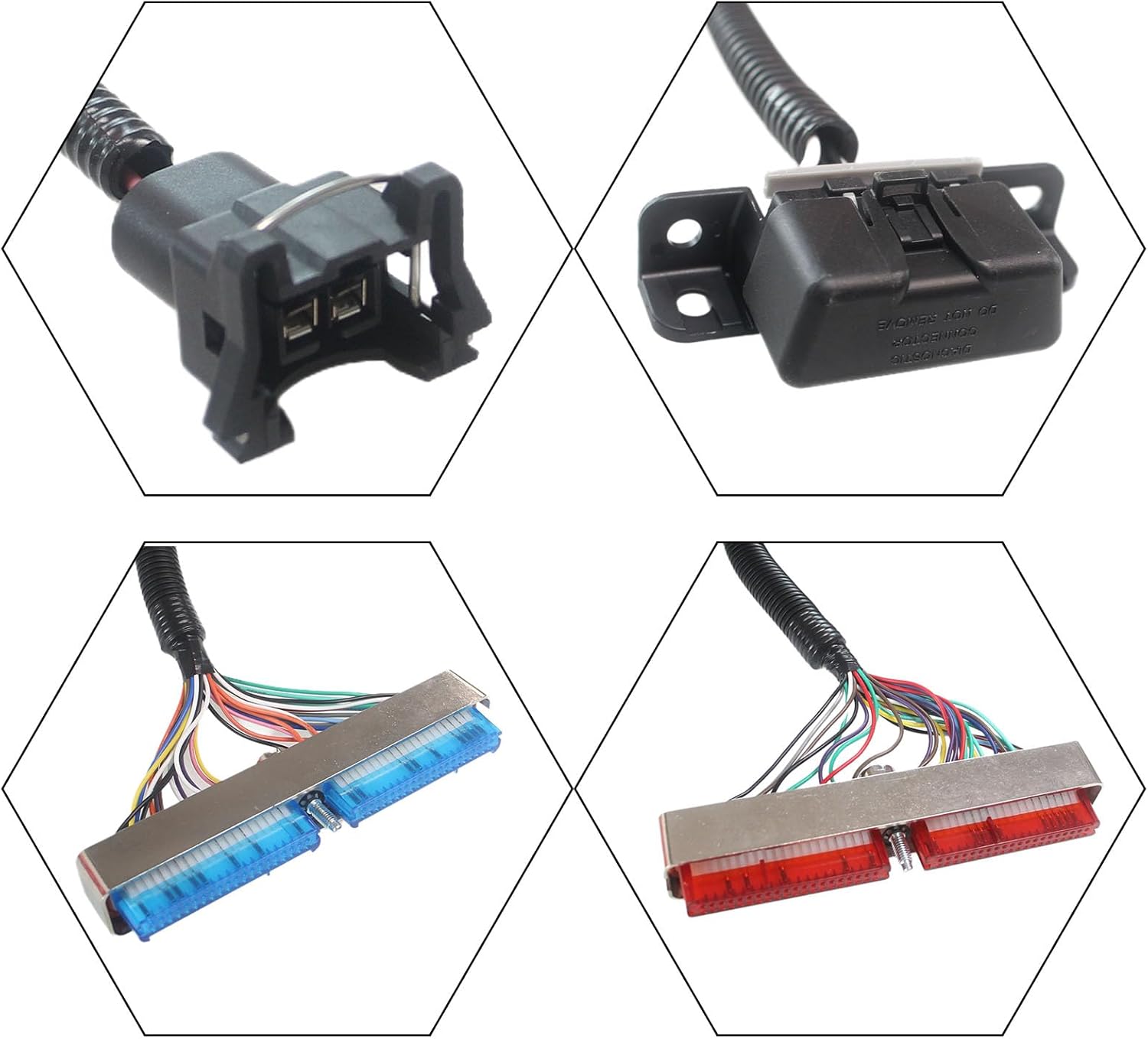 T56 DBC LS1 LS6 Standalone Wiring Harness Compatible with 1997-2006 LS Drive by Cable (Red/Blue PCM) Vortec Engines 4.8 5.3 6.0 w/ TH400 TH350 700R4 Manual Transmissions EV1 Fuel Injector