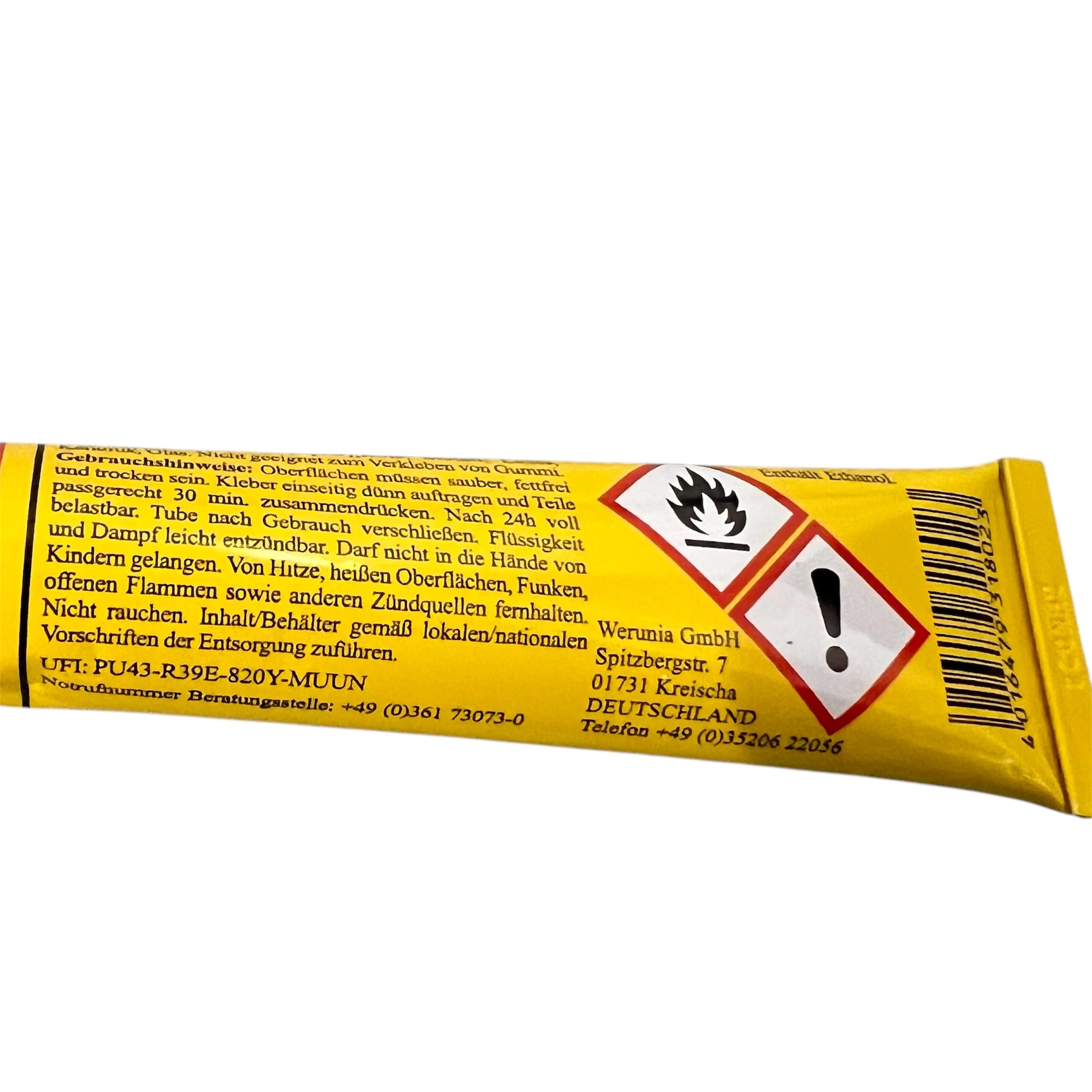 50x Kleber August der Starke 43g Universalkleber Klebstoff Flüssigkleber Alleskleber Bastelkleber - für Papier Karton Stoff - für Haushalt Büro Schule, ähnl. Sekundenkleber extra stark, + 1 Bildmagnet