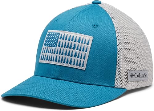 Miniatura 32 de Columbia Gorra de bola de malla con bandera de árbol-corona baja