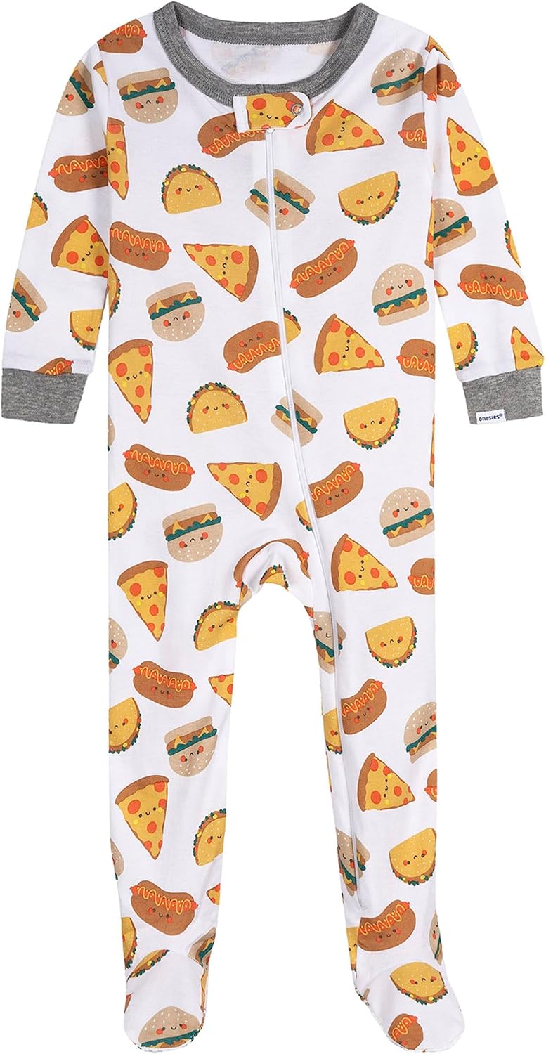 Onesies Brand Baby Boys' 4-pack Footed Pajamas
