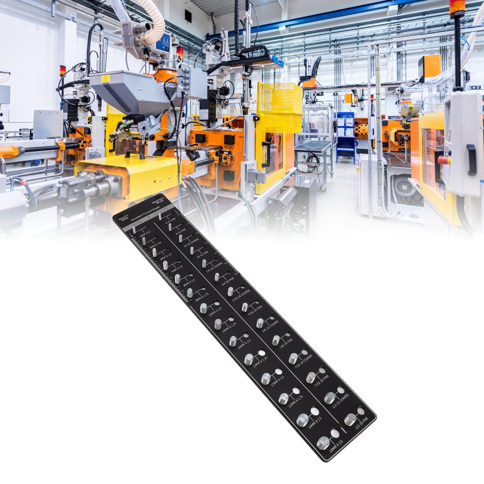 Amazon.co.jp: スレッドチェッカー ねじゲージ ねじ測定 高精度 ボルト