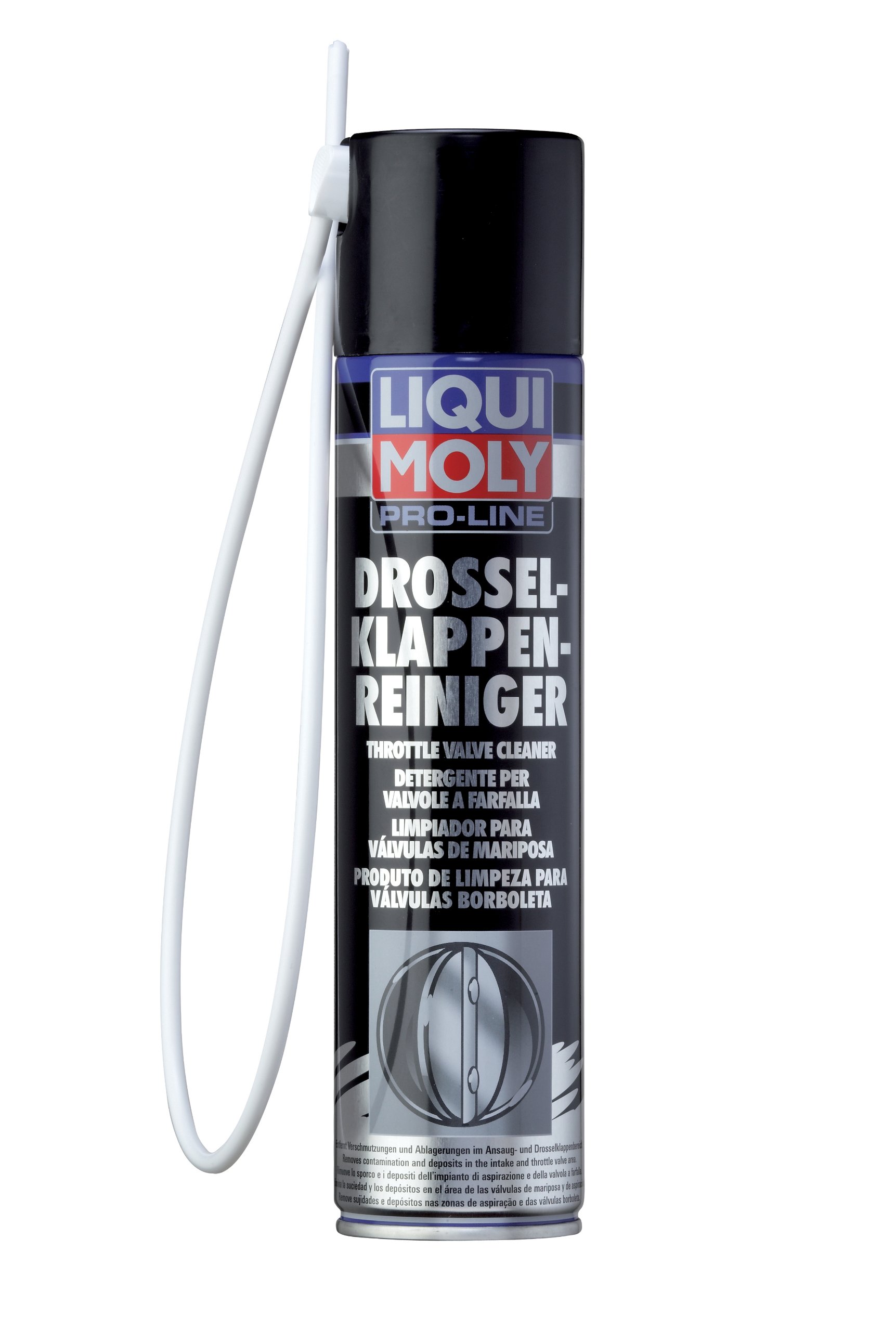 4 limpiadores de válvulas de acelerador Liqui Moly 5111 Pro-Line para motores de gasolina de 400 ml.