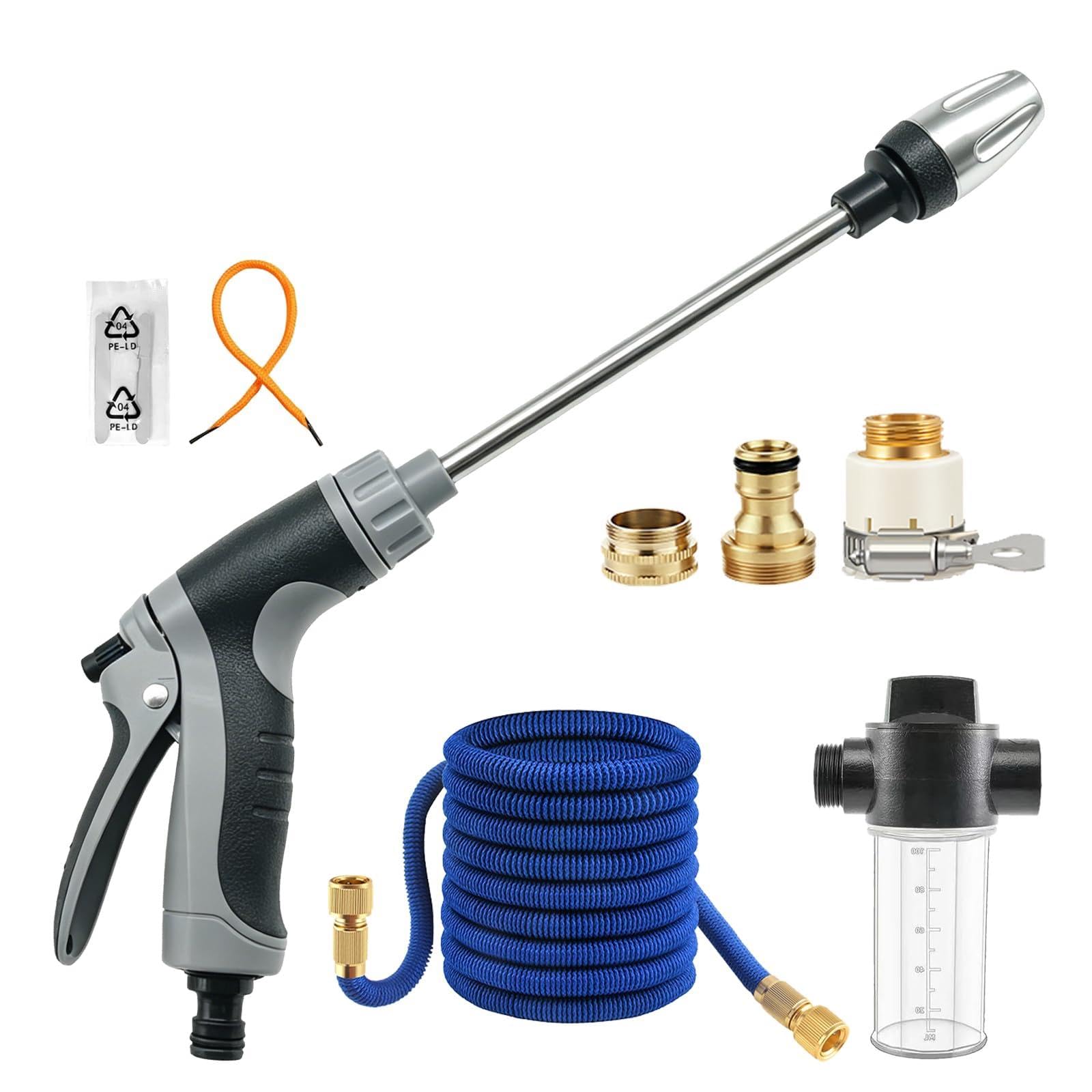 Photo 1 of PKsiauya High Pressure Hose Nozzle with 4 Spray Modes