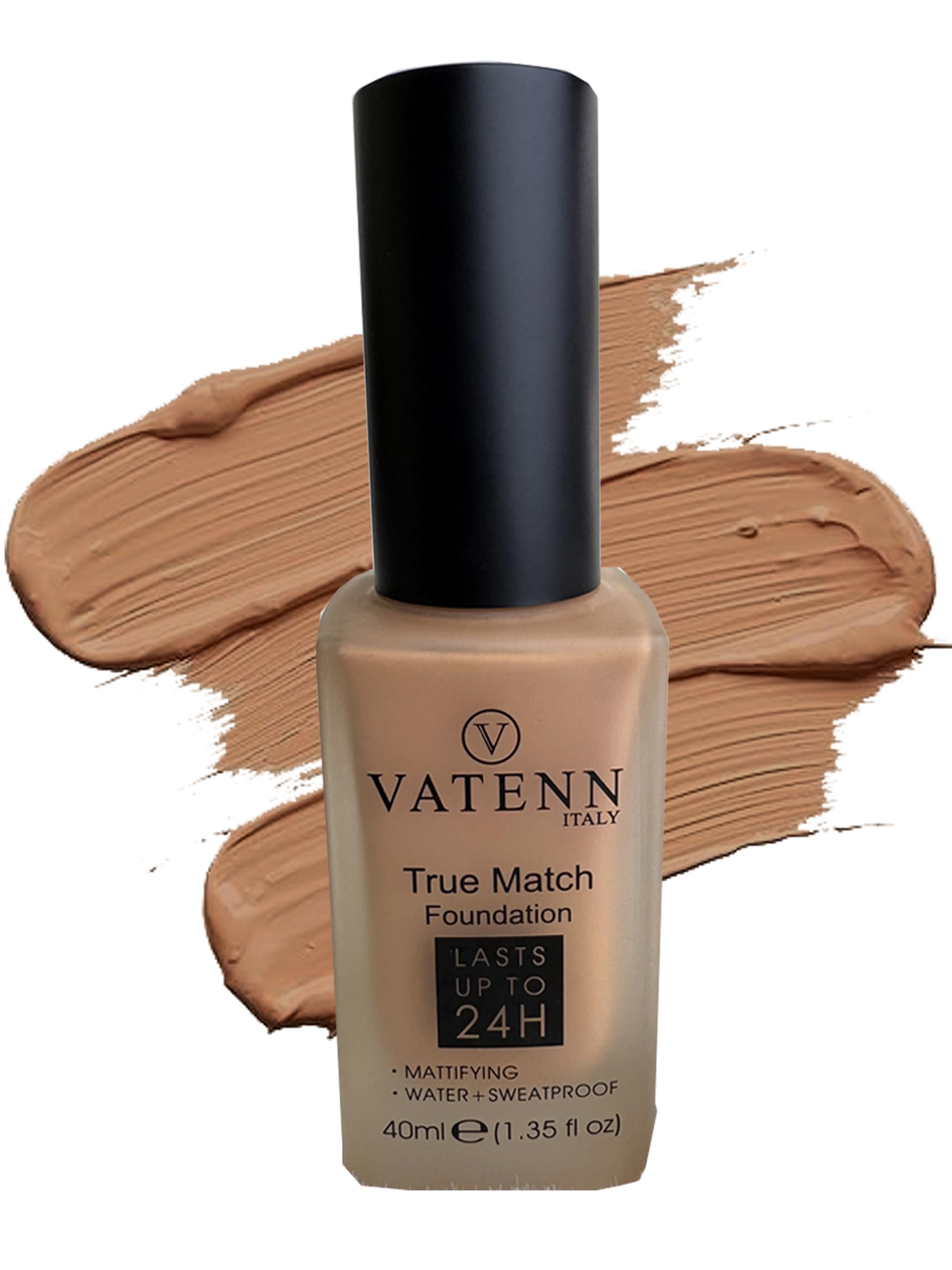 Vatenn Italy True Match Foundation lasts upto 24H for Womens 687 OAK