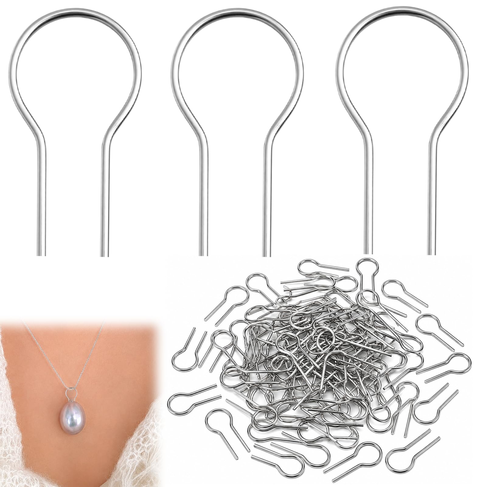 100pcs R-Shaped Nichrome Wire for Pottery, pre Cut and Bent