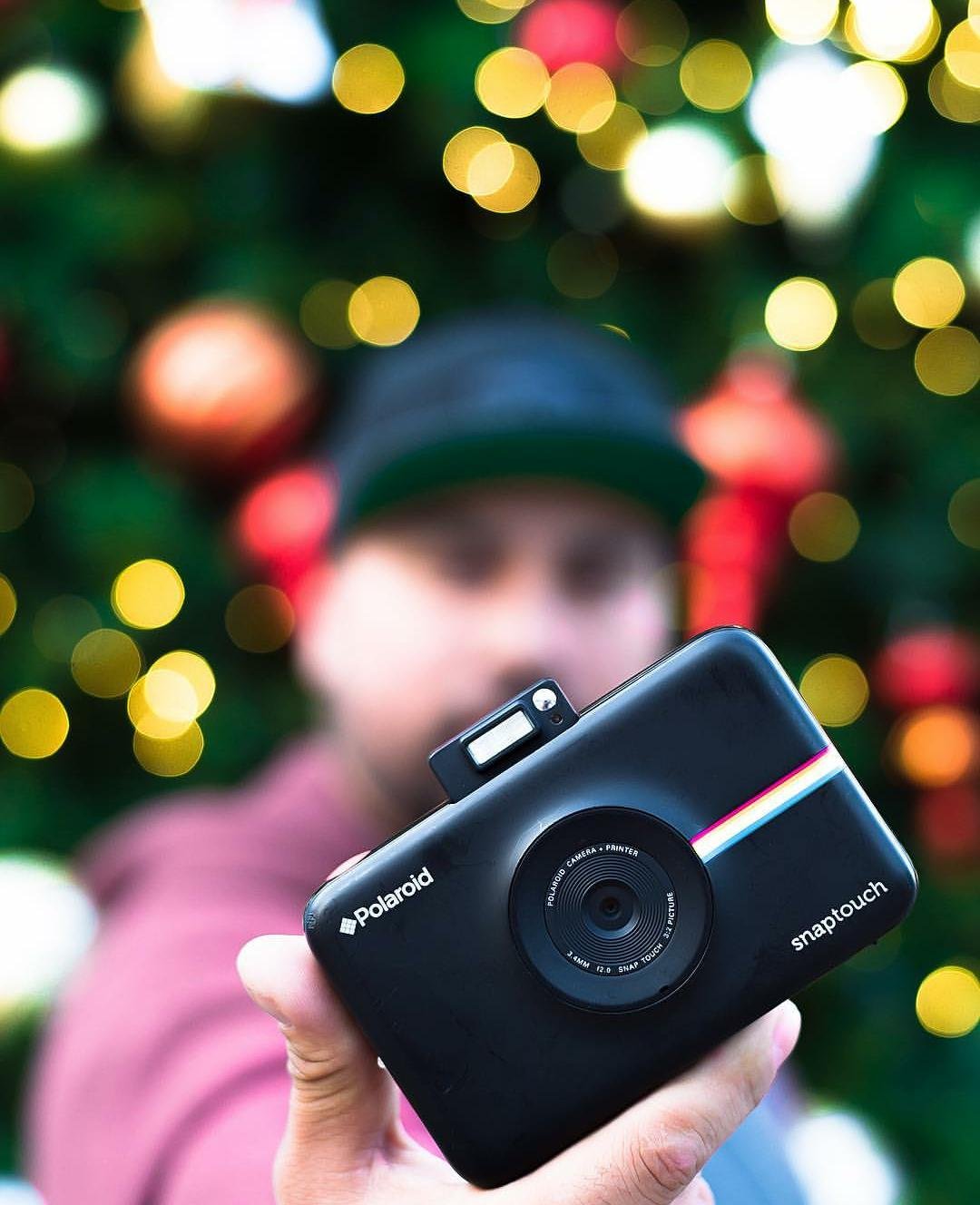 Polaroid Snap Touch - Fotocamera digitale con stampa istantanea Zink Zero con schermo LCD, nera