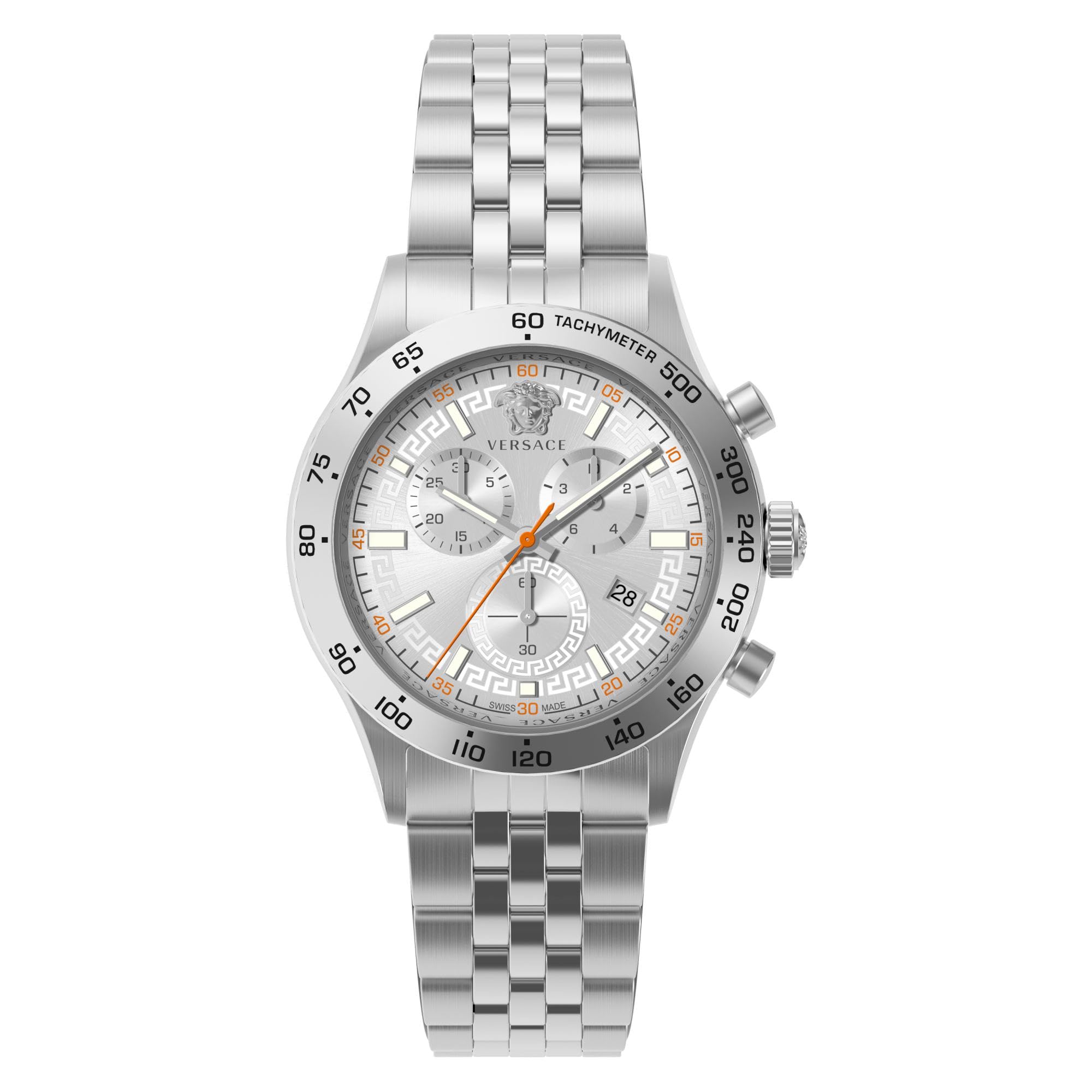 Versace Hellenyium VE2U01325 - Reloj de pulsera para hombre (cronógrafo, acero inoxidable)