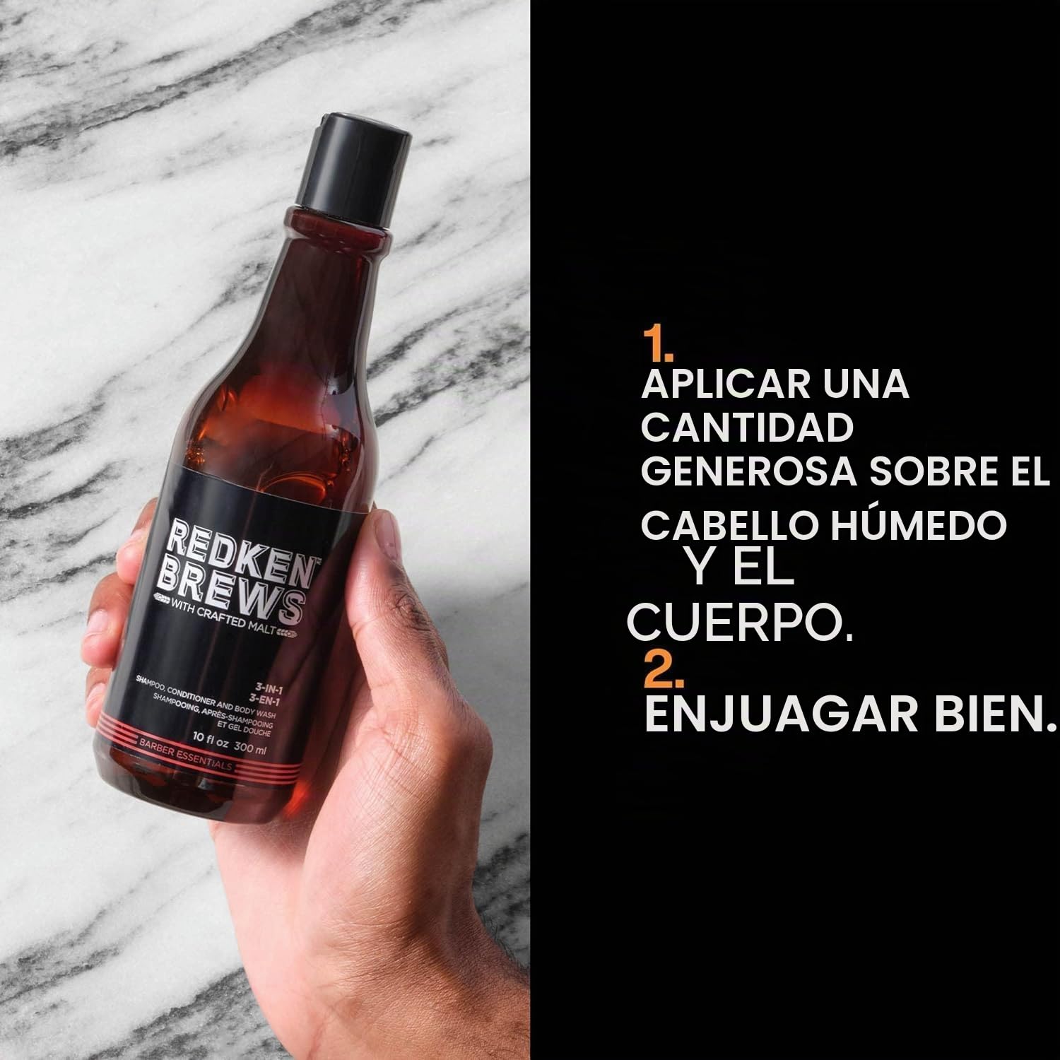 REDKEN Champú 3 en 1 Acondicionador y Gel Corporal 1000 ml