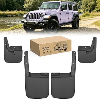 Nilight Mud Flaps Splash Guards for Jeep Wrangler JL 2018-2026