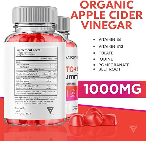 Miniatura 6 de Paquete de 2 gomitas Speedy Keto ACV para pérdida de peso, gomitas Keto ACV Advanced Shark Plus Tank Oprah Winfrey Belly - ACV Keto Vinagre de sidra