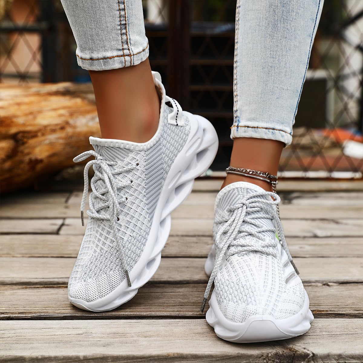 Donna Sneakers Scarpe Running Corsa Ginnastica Camminata Casual Jogging Trekking Tennis Outdoor Fitness Sportive Palestra Scarpe da Lavoro Comode Leggere Traspiranti