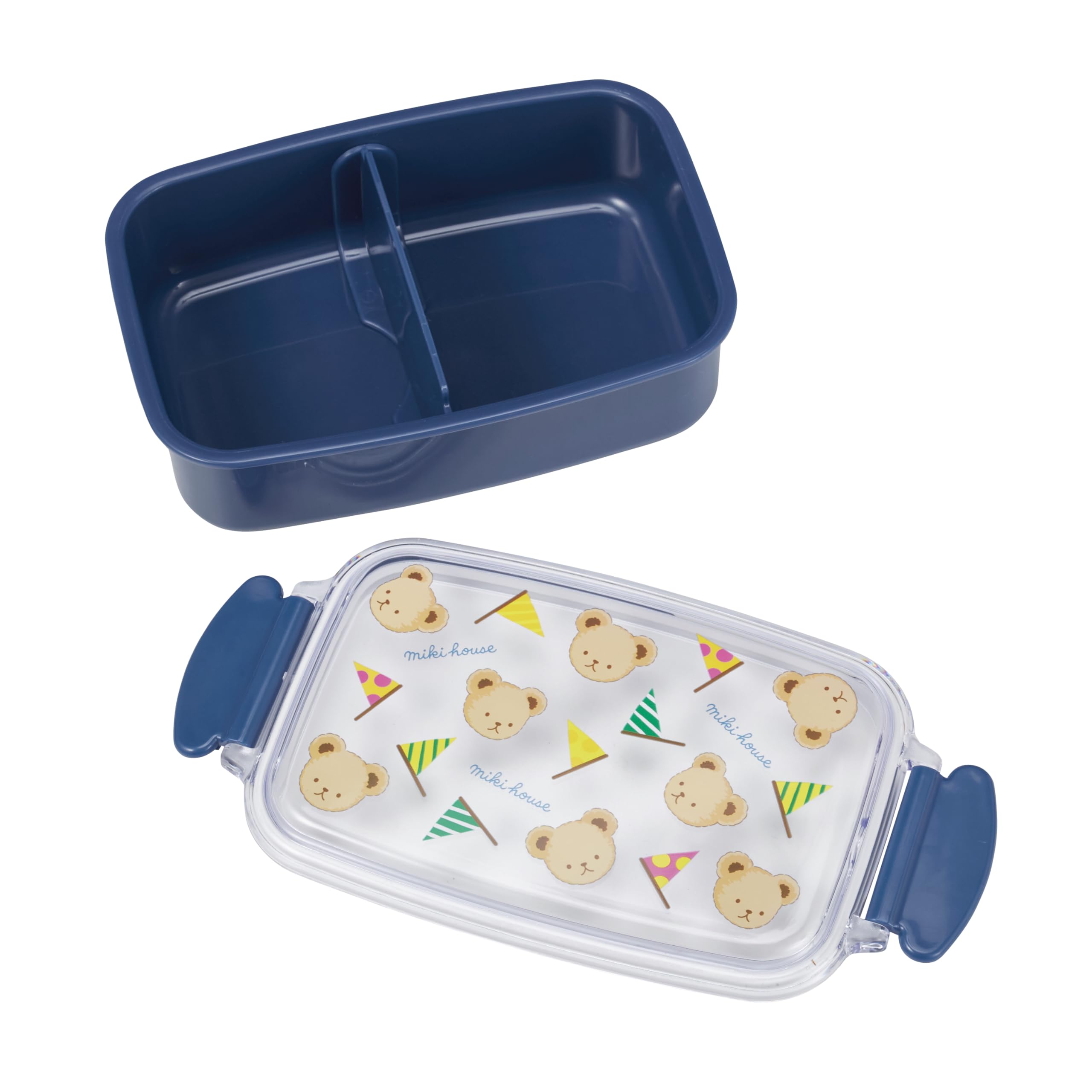 Amazon | [ミキハウス] ランチボックス 500ml お弁当箱 弁当箱 くま
