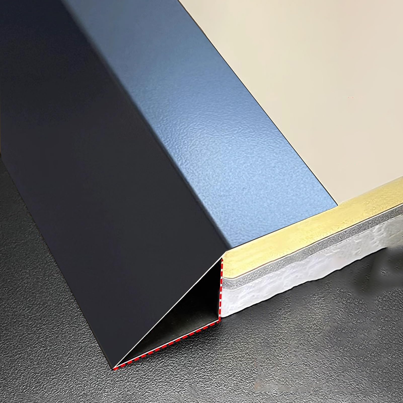 Barre de seuil rampe de seuil de 10 mm pour supprimer les risques de chute