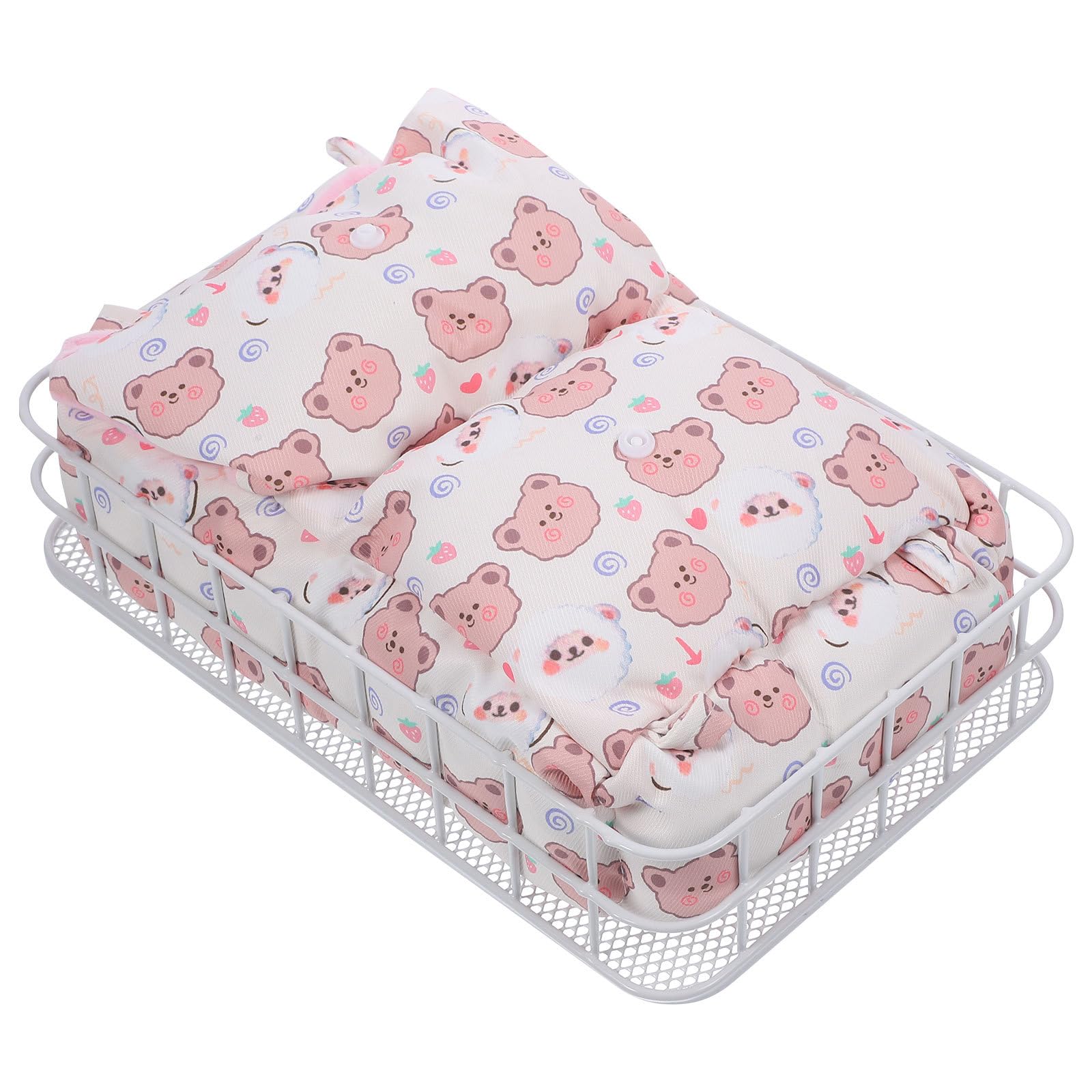 YARNOW Hängematte für Kleine Haustiere Wie Hamster und Ratten Metall und Baumwollmaterial Dicke Konstruktion Bequemes Bett und Versteck für Käfige im Winter