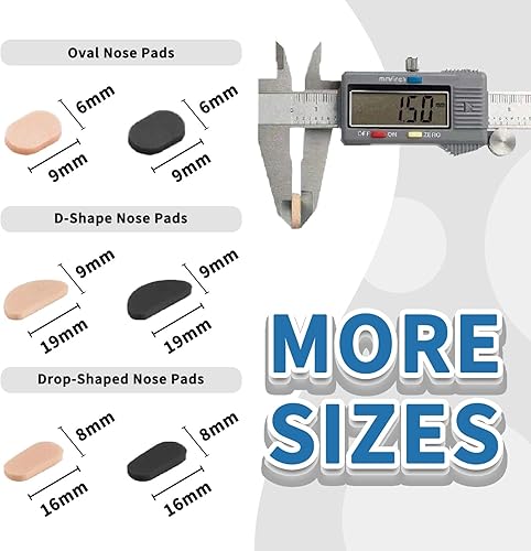 Miniatura 2 de 24 pares de almohadillas antideslizantes de espuma EVA, hipoalergénicas, ultra suaves, ligeras, para lentes, gafas de sol, embalaje de papel kraft