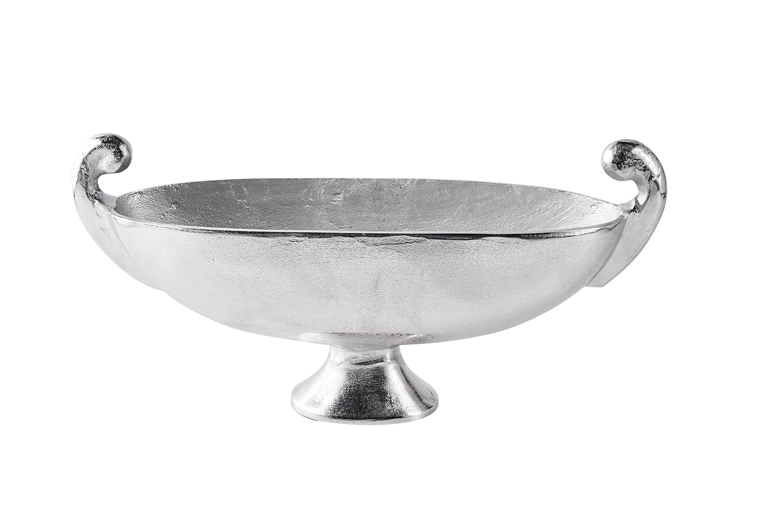 Michael Noll Luxus XL - Plato Decorativo (51 cm, Aluminio), Color Plateado