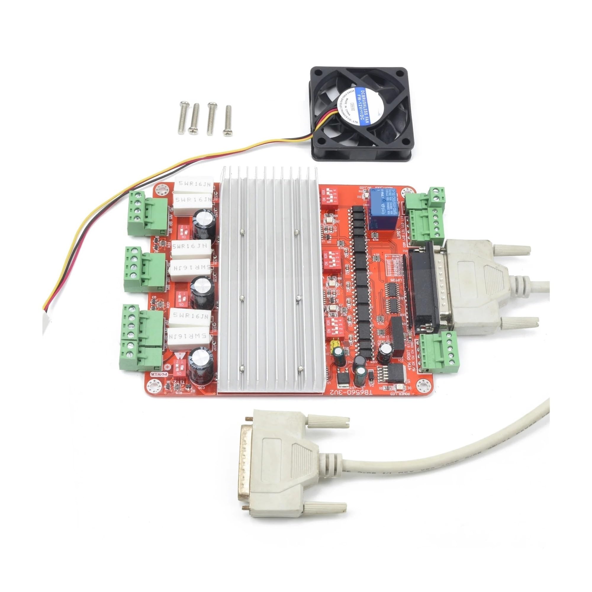 Controlador de motor paso a paso TB6560 para sistemas CNC de 3 ejes
