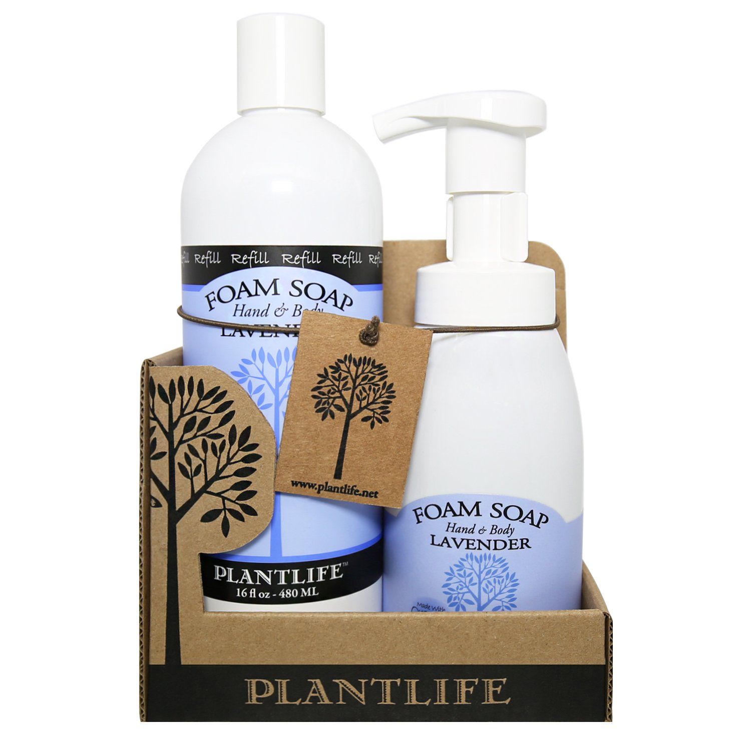 PlantlifeValue Set Lavender Foam Soap