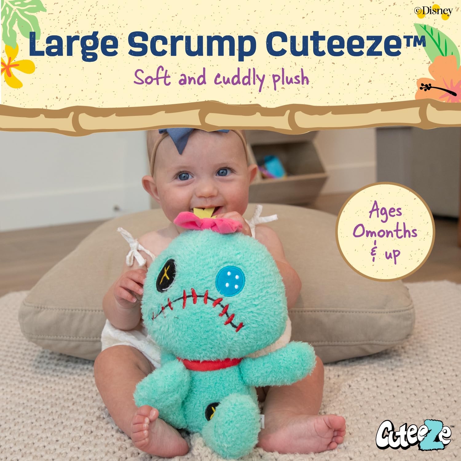 Amazon.com: Kids Preferred - Disney Baby Lilo & Stitch Scrump