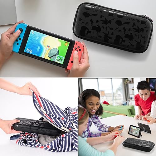 Miniatura 7 de CampFENSE Carrying Case for SwitchSwitch OLED, Protective Hard Shell Travel Carry Case compatible with Console & Accessories, with 10 Game Card