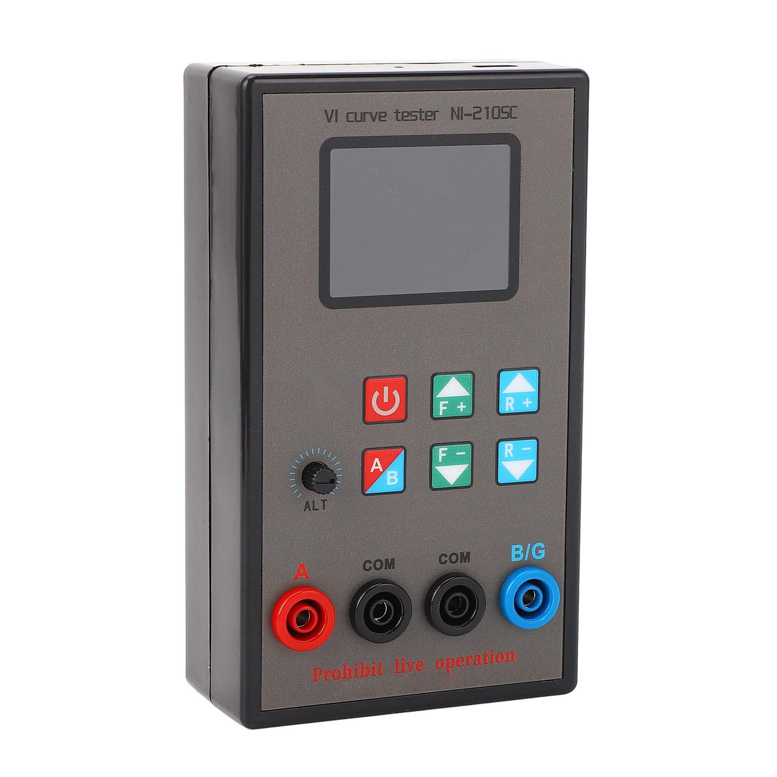 PUSOKEI Tester Curva VI, Schermo a Colori TFT da 2 Pollici, Tester per Circuiti Stampati a Doppio Canale, Analizzatore di Componenti Elettronici Multifunzionale con 18 Impostazioni di Frequenza, per