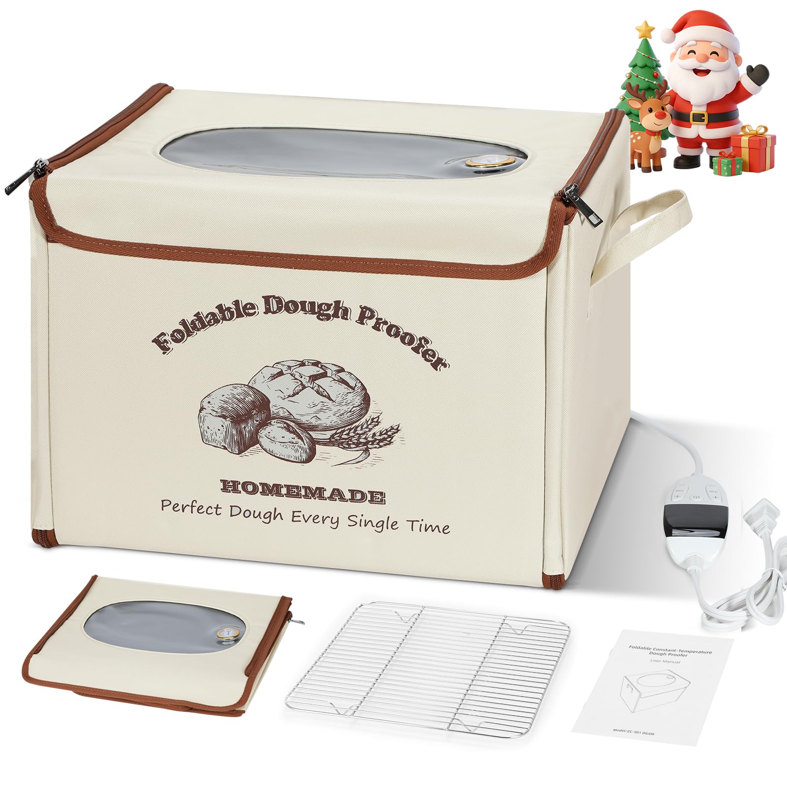 Amazon.com: Foldable Bread Proofing Box for Sourdough,50°F-130°F