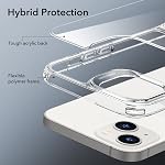 ESR for iPhone 14 Case, iPhone 13 Case with Stand, 3 Stand Modes, Military-Grade Drop Protection, Supports Wireless Charging, Slim Back Cover with Patented Kickstand for iPhone 14/13 Case, Clear