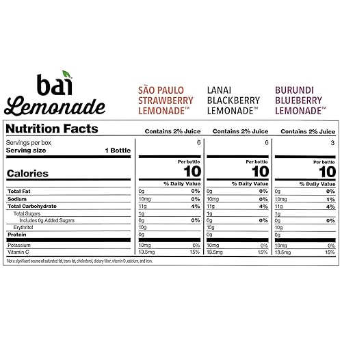 Miniatura 14 de Bai - Puna coco piña - Agua con sabor a coco y piña, bebida con infusión antioxidante, botellas de 18 onzas líquidas, paquete de 6