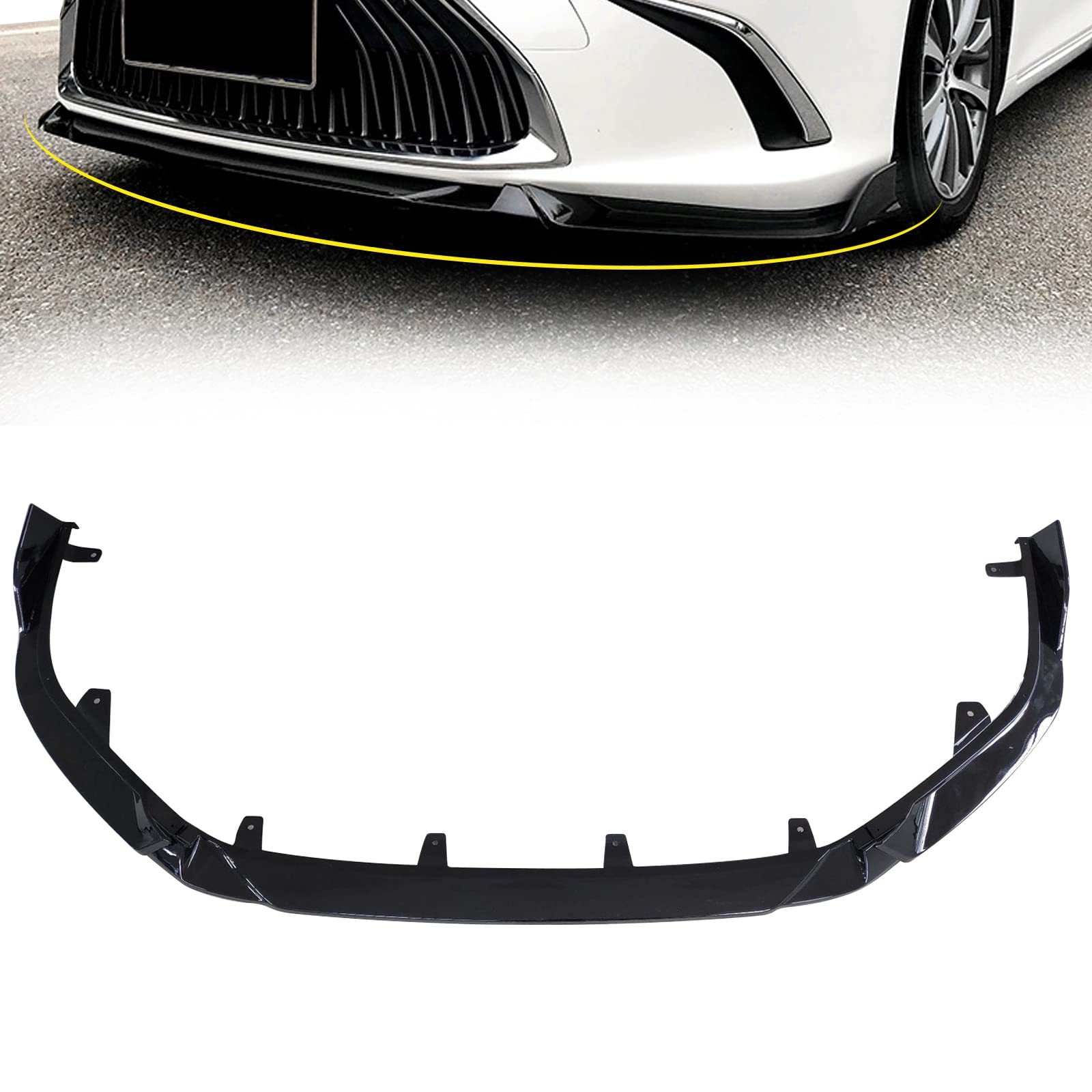 Amazon | レクサスES フロントリップ スポイラー カスタムパーツ カー