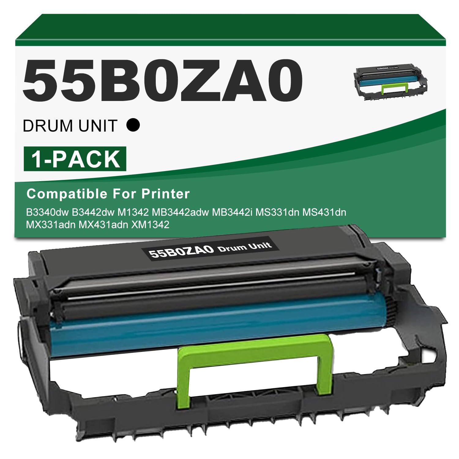 Amazon.com: 55B0ZA0 Black Imaging Unit Replacement for Lexmark