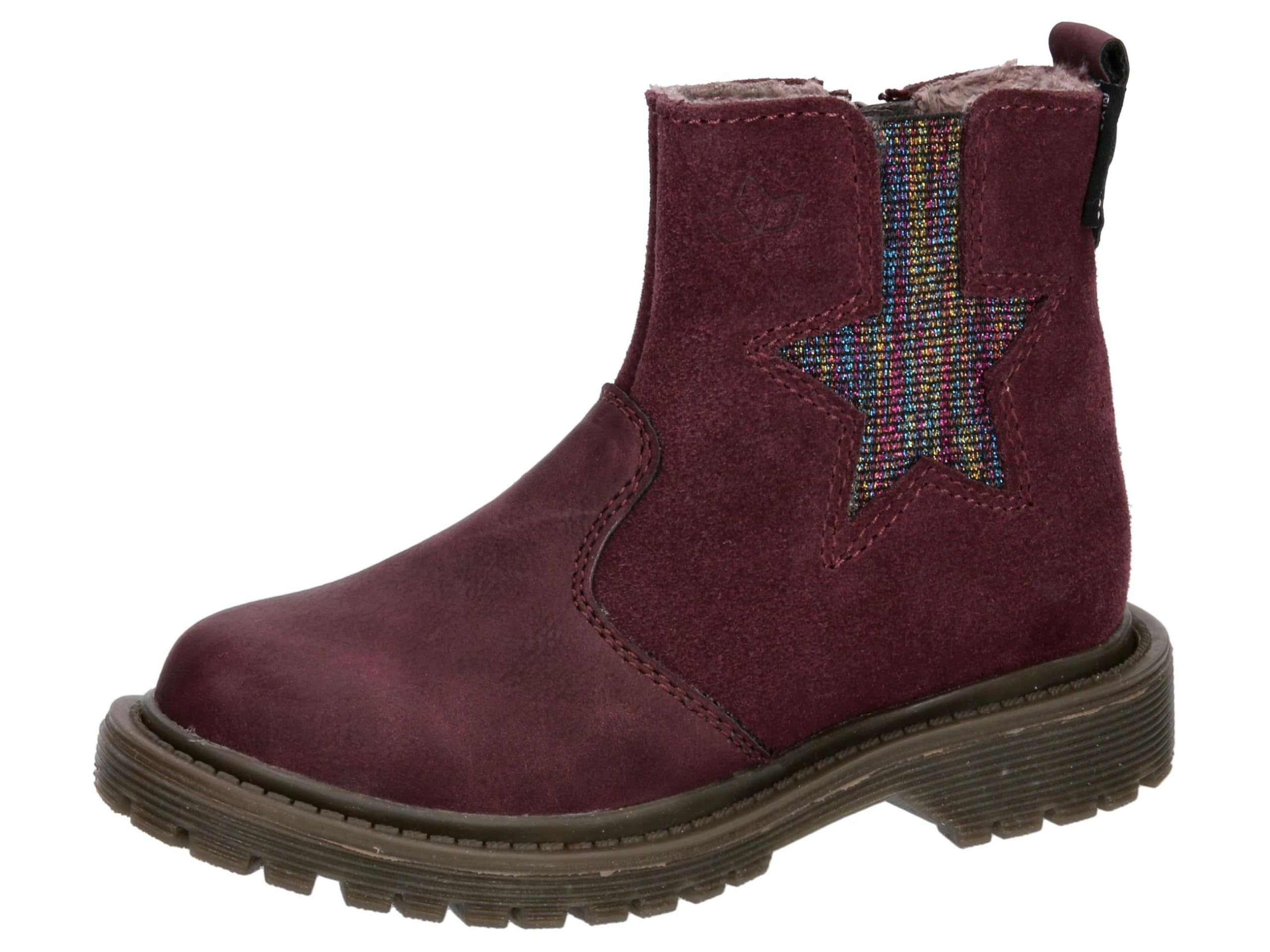 Lico Istari Girls' Snow Boots, bordeaux, 10.5 UK Child