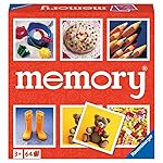 Ravensburger Junior Memory Game | Engaging Picture Matching Game | Enhances Memory & Matching Skills | Suitable for Kids Ages 3 and Up | Quality Assured