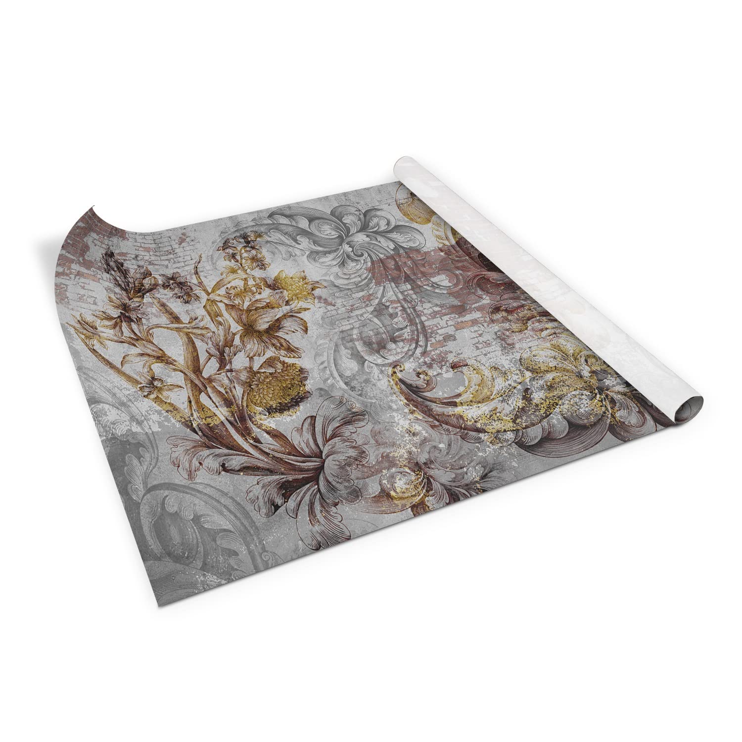 Lámina adhesiva en la cómoda y pegatinas para muebles de pared antigua