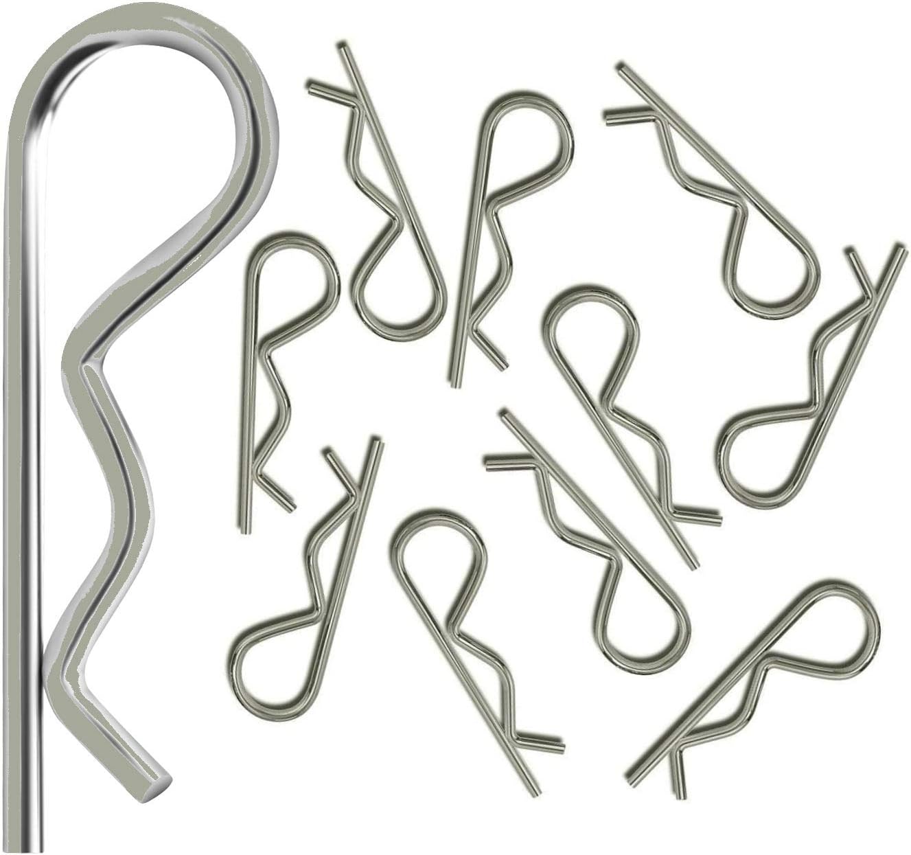 100-Pack Universal RC Body Clips Pins for All 1/10 1/12 Scale Redcat HPI Himoto HSP Exceed RC Car Parts Truck Buggy Shell Replacement