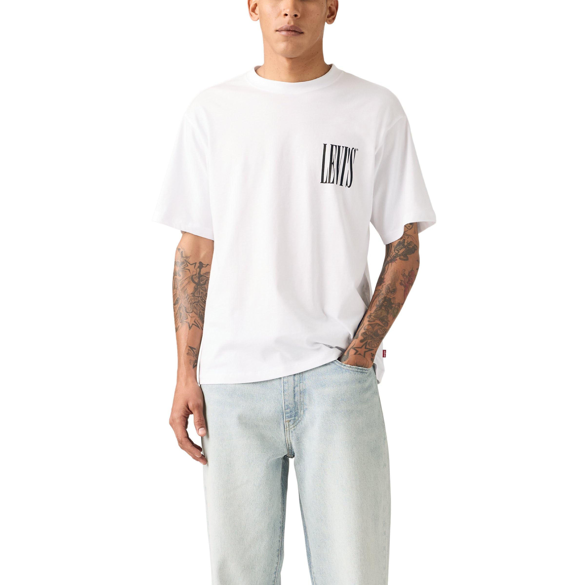 Levi's Herren Vintage Fit Graphic Tee T-Shirt, Cowboy Collage 1 WHI, XL