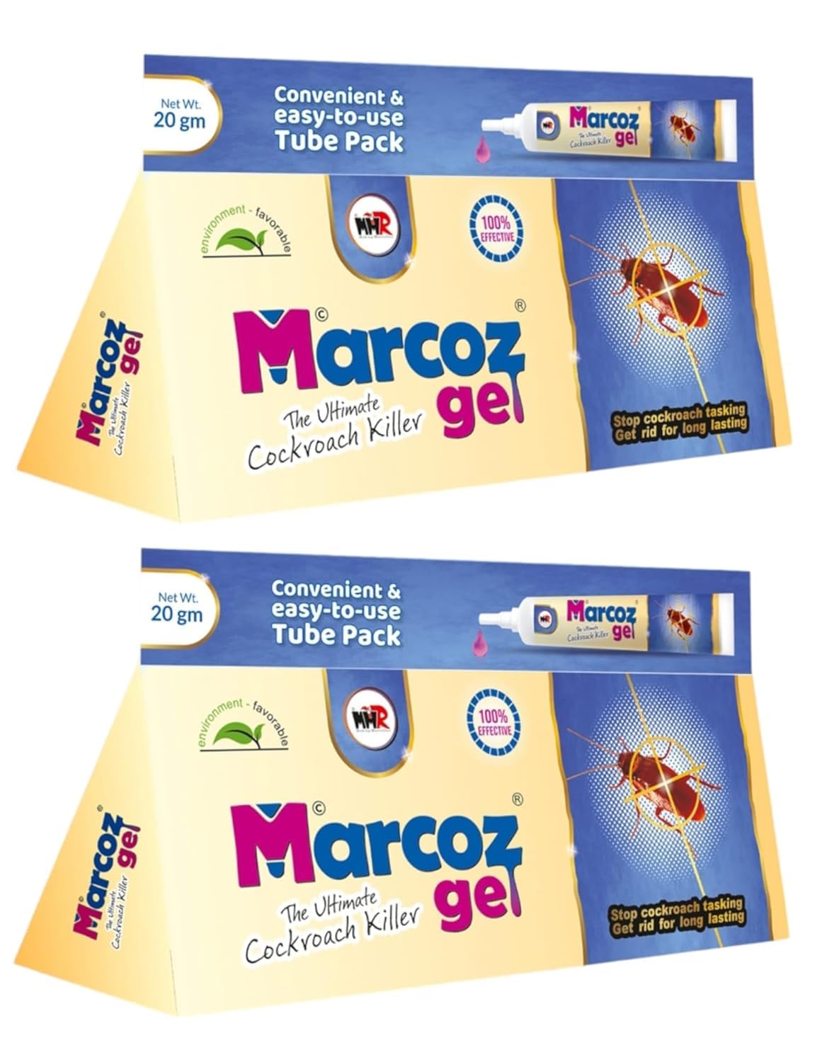 marcoz Gel Ultimate Cockroach Killer (Set of 2X20G ) "Guaranteed Effect" Powerful - Pink, Pack of 2-picture-32