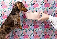 Vista 5 de Waggo Ripple - Tazón de cerámica para perros para razas medianas y grandes, moderno con acabado mate, plato pesado y duradero para alimentos y agua