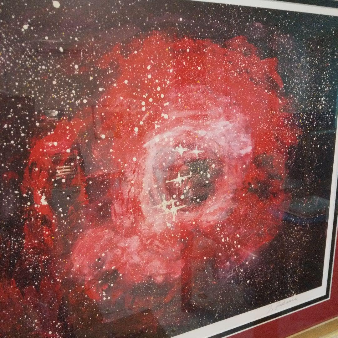 深見東洲 絵画 『バラ星雲』リトグラフ エディションナンバー 91/200 Amazon.co.jp: 深見東洲 絵画 『バラ星雲』リトグラフ