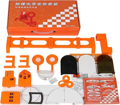 XANHOY Equipo de laboratorio de física Herramientas Conjunto de herramientas de enseñanza óptica física Lente óptica Pinhole Imaging Optics