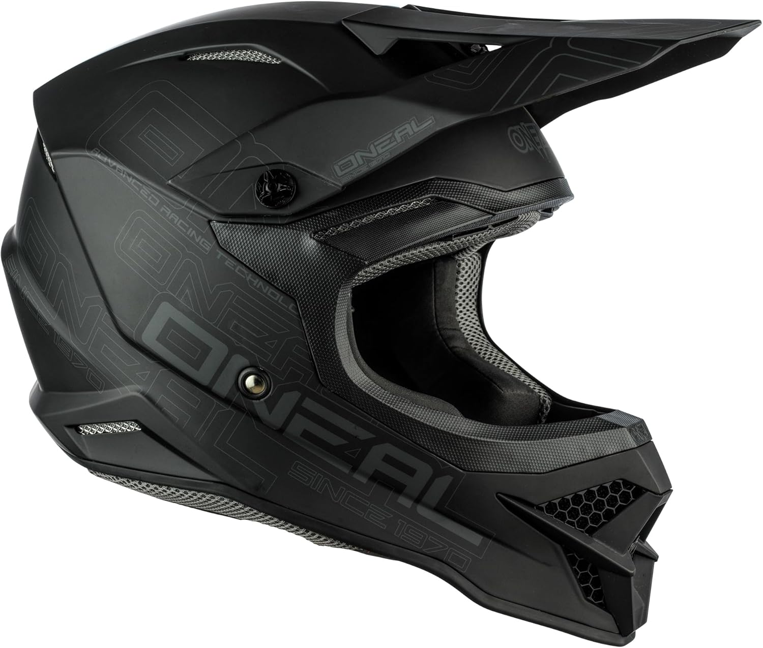 O'Neal - 0627-001 3 Series Unisex-Adult Off-Road Helmet (Flat Black, XS)