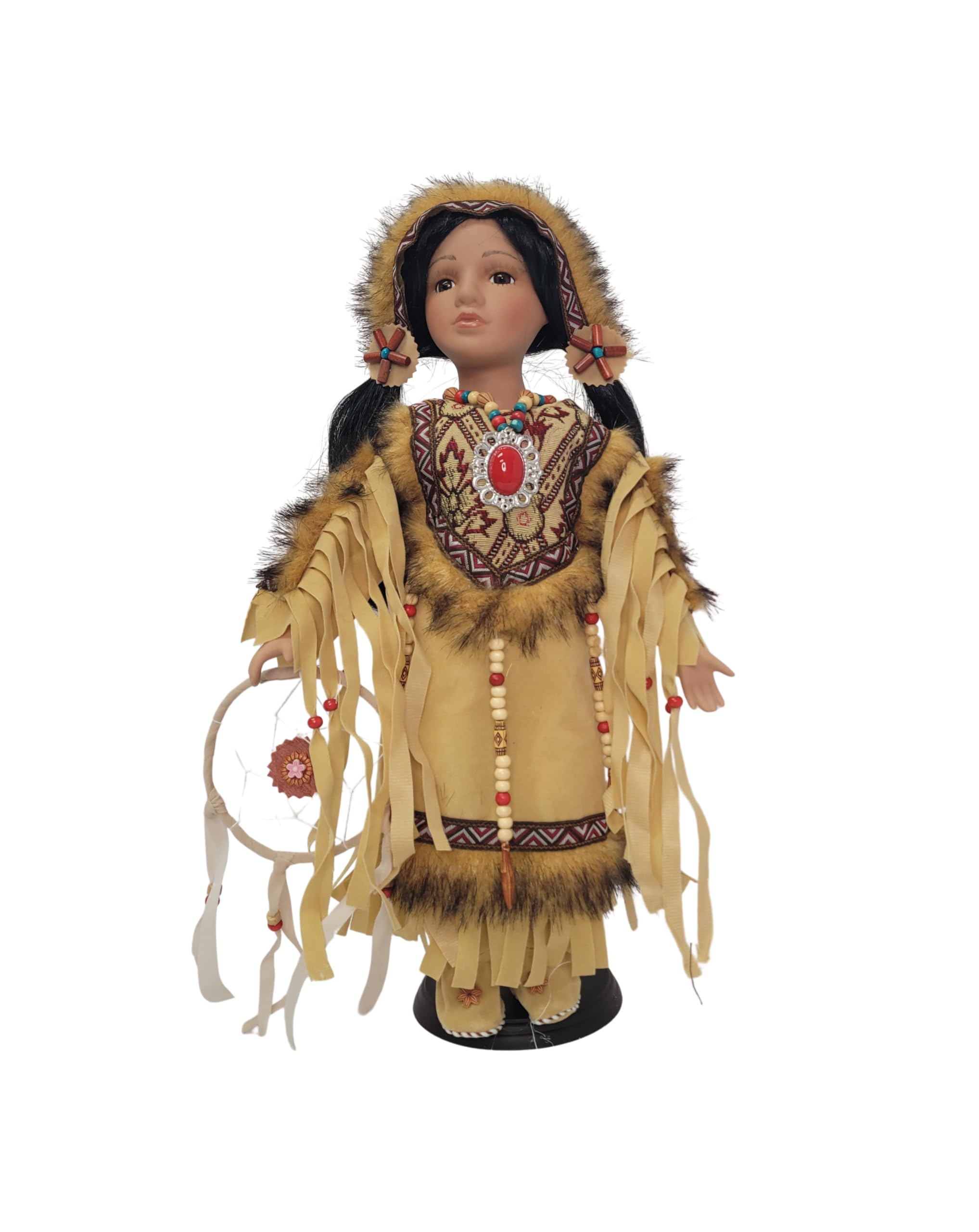 Kinnex Collections 16" Collectible Native American Indian Porcelain Doll (RAMITA) D16694