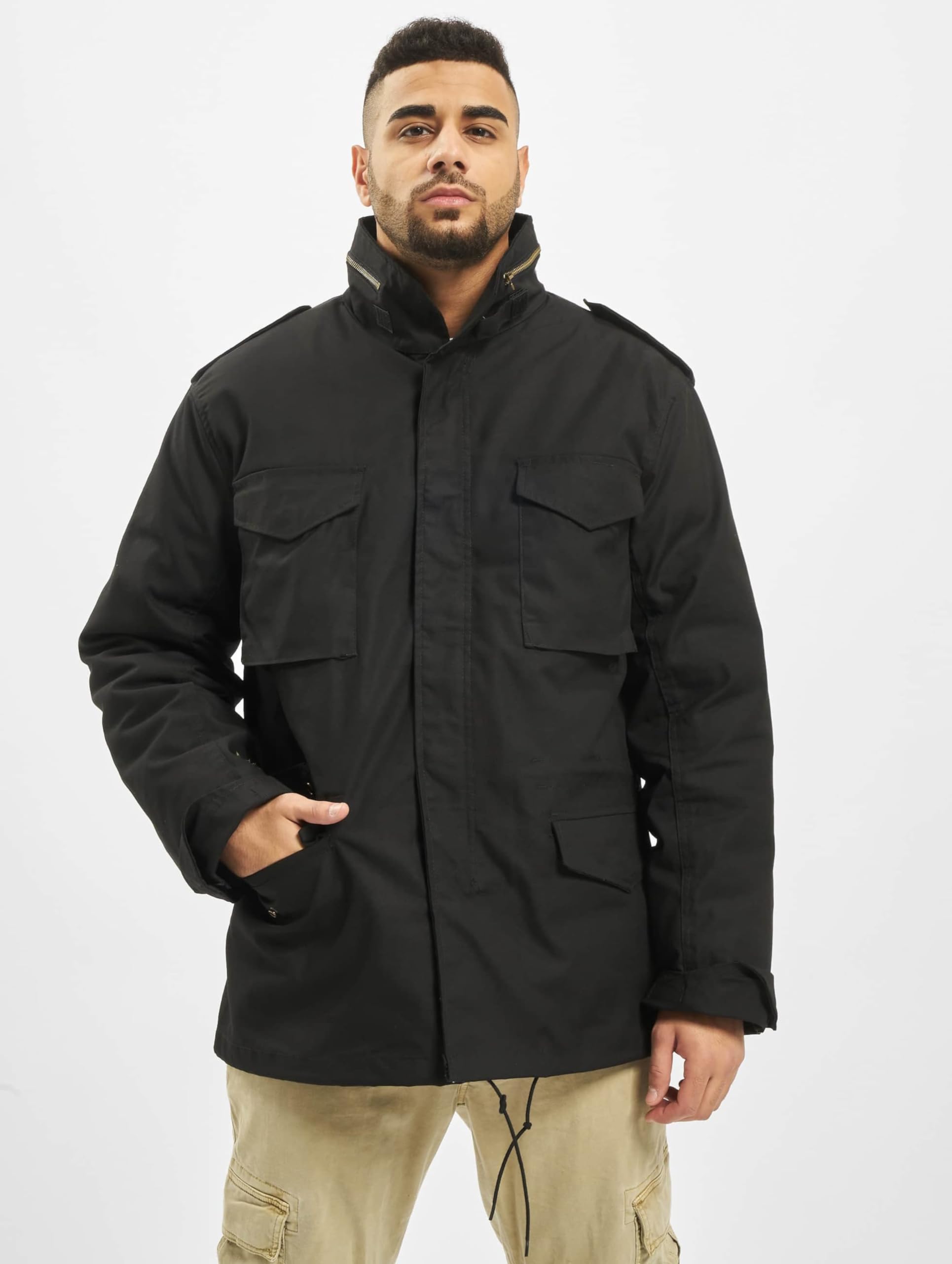 Brandit M65 Standard Jacke Schwarz 6XL – Bild 2