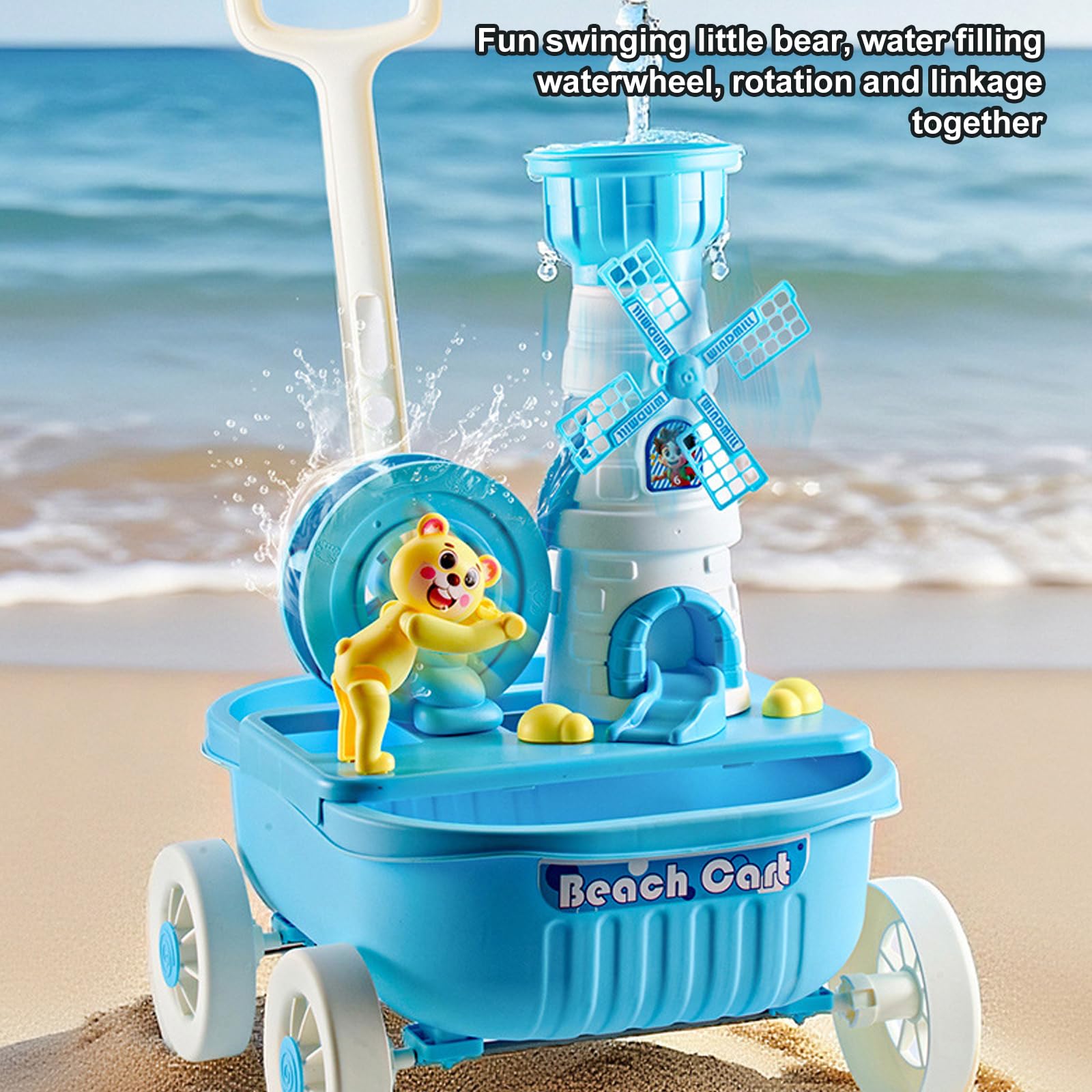 Kunststoff Wasserspielgeräte für, 14-teiliges Sandstrandspielzeug für Lernaktivitäten Freien und Poolspaß, Outdoor Spiele, Strandpool, sensorische Spielaktivitäten, Wasserwerkzeuge