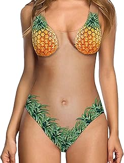Women's One Piece Swimsuits Funny 3D Print Bathing Suit Graphic Monokini Swimwear Sexy Sleeveless Bodysuit Lingerie
